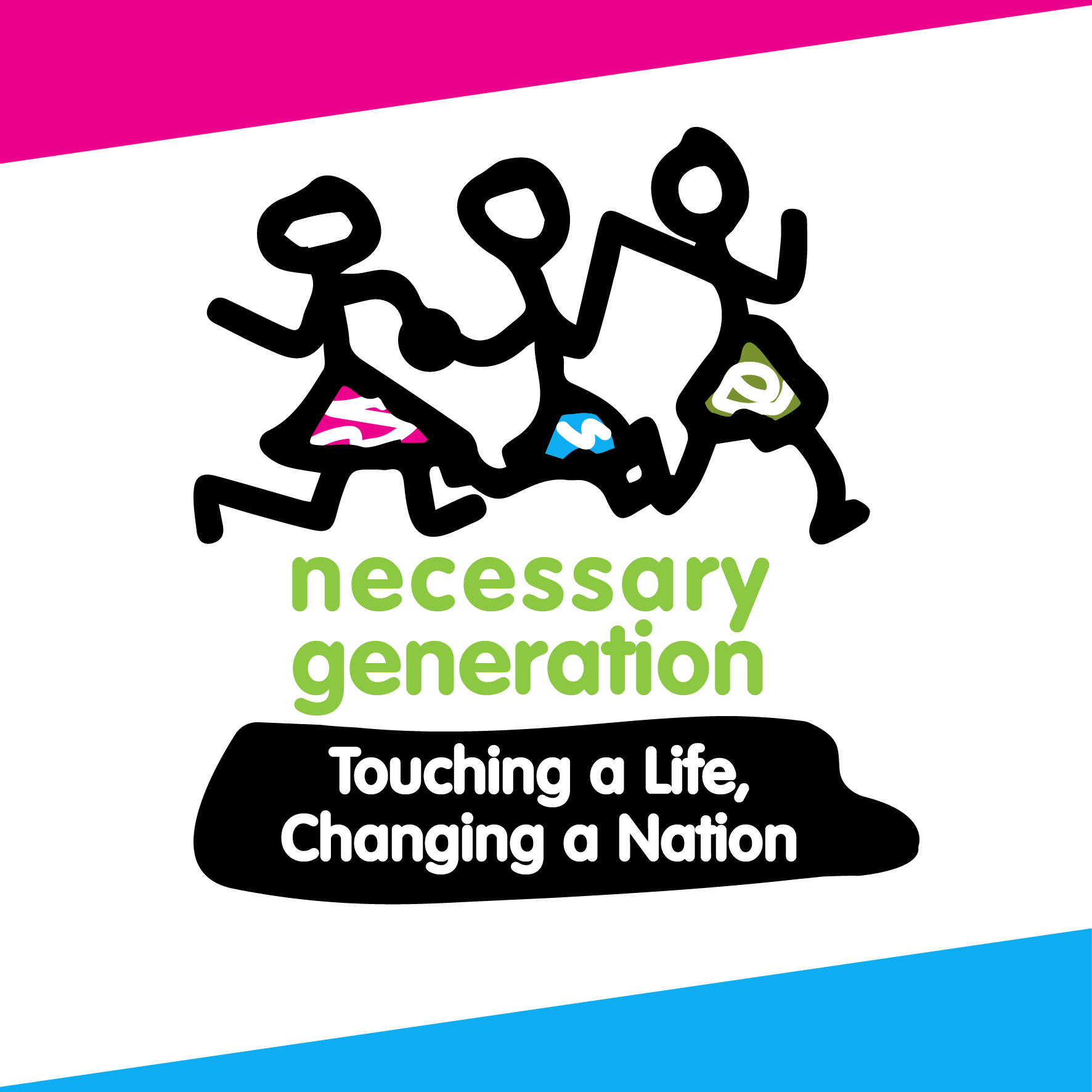 Necessary Generation Logo - Touching a Life, Changing a Nation